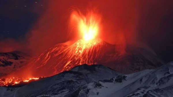 Российские учёные исследовали лавовые поля вулкана Толбачик из космоса