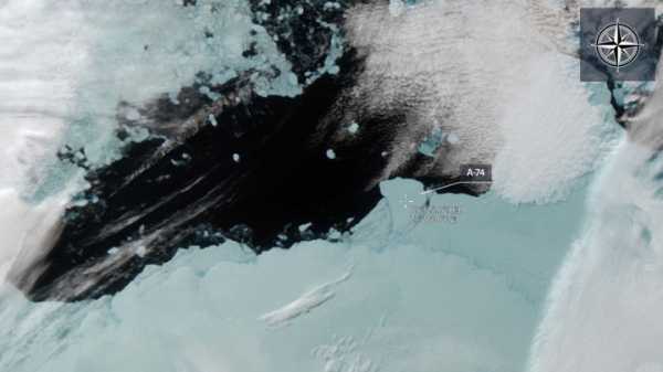 Крупнейший айсберг планеты начал активный дрейф